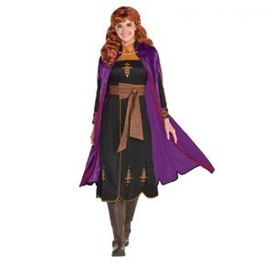 Adult Act 2 Anna Costume - Frozen 2 + Small Size Wig - Both Items Worn Once